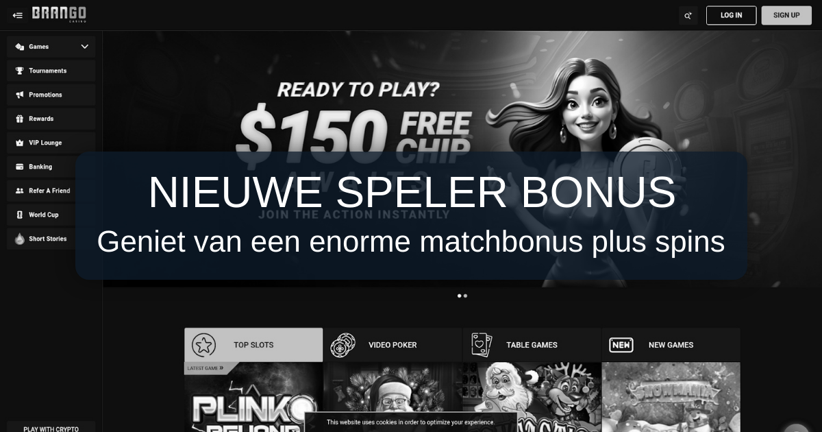 Brango Casino welcome bonus